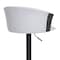 Armen Living Lydia Adjustable Black Wood Bar Stool in Light Gray Fabric with Black Metal LCLYBABLKLTGR - alternate 9